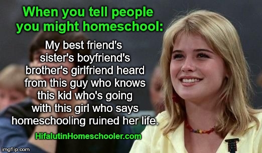 homeschool quote meme Ferris Beuller's Day Off