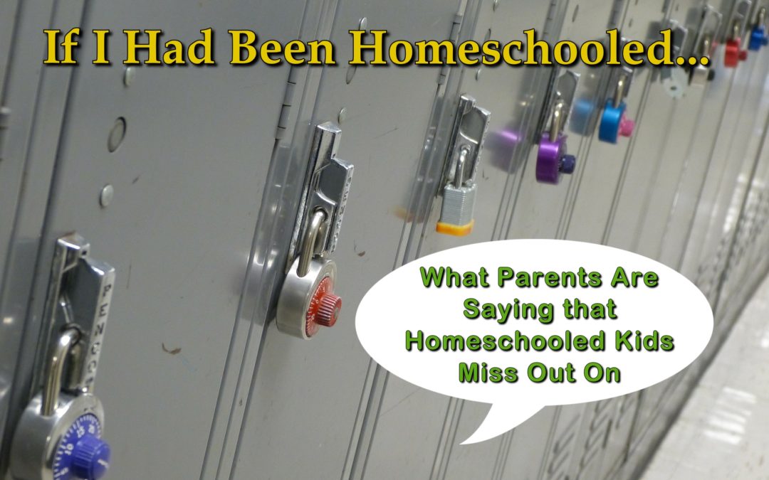 If I Had Been Homeschooled… What Parents Are Saying That Homeschooled Kids Miss Out On