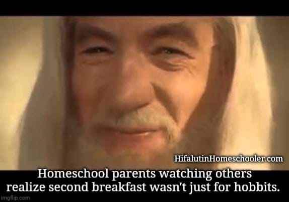 homeschool meme kids eating all the time 
