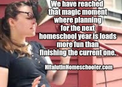 new curriculum planning homeschool meme