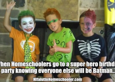 homeschool meme when everyone is batman be the villain