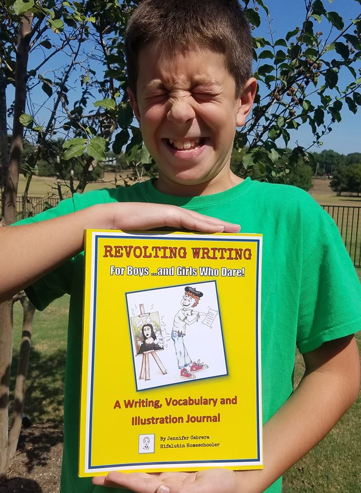 revolting writing; exciting funny program for boys and girls ages 9-13yrs