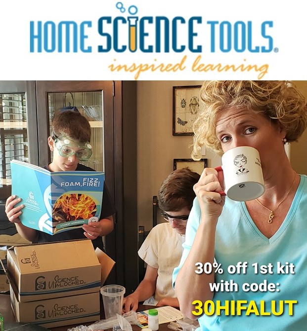 Science Unlocked homeschool kits 30% off code 30HIFALUT