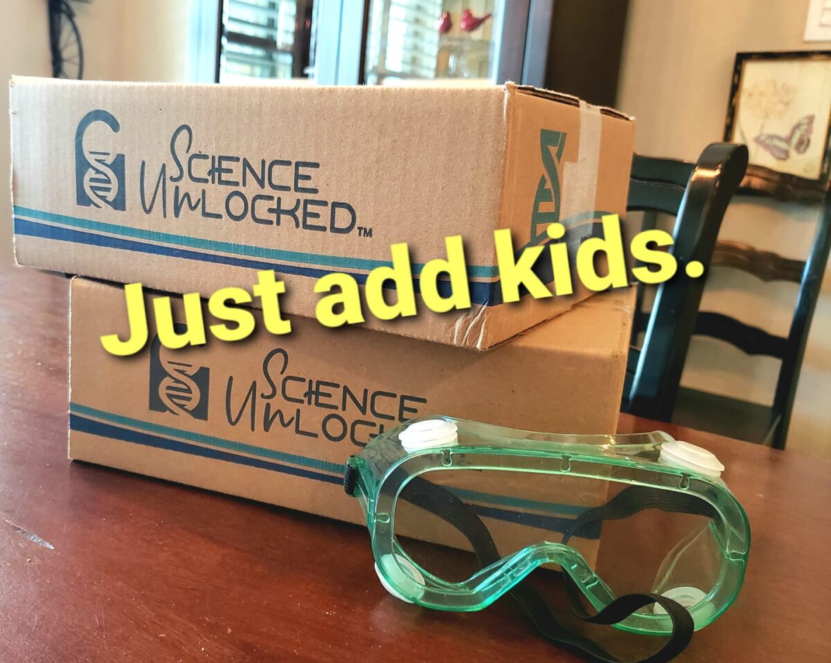 HST science unlocked kits include all you need except kids
