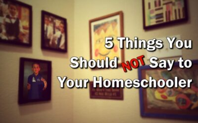 5 Things You Should NOT Say to Your Homeschooler