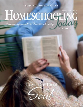 Fall2025 cover Homeschooling Today Magazine with Hifalutin Hints and more!